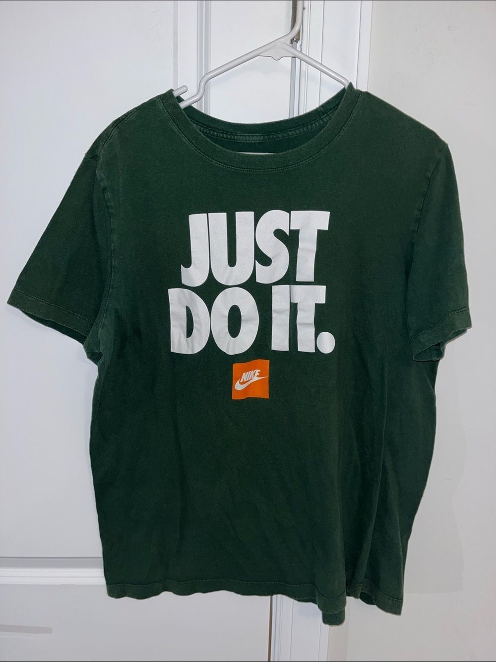 Green basketball just do it collector Nike regular fit shirt L Mens cotton
